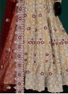 Sensible Banarasi Faux Georgette Bridal Designer Gown - 2